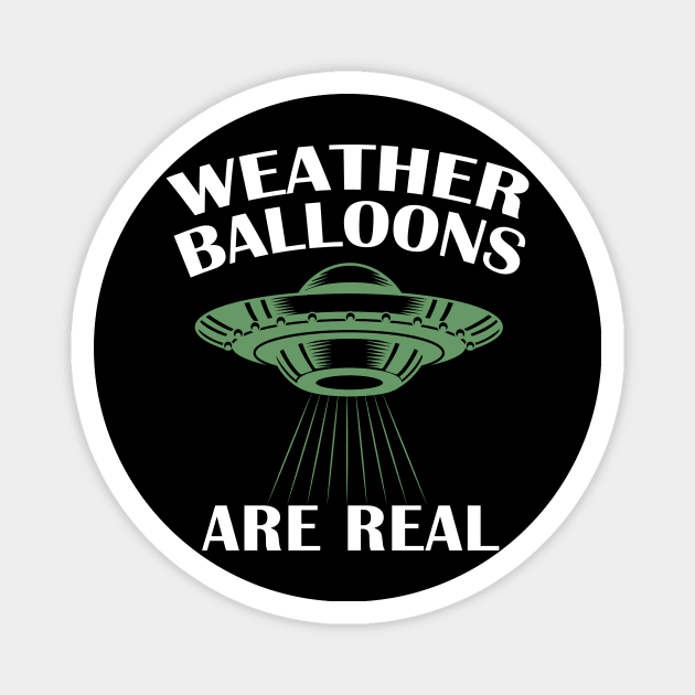 UFO Roswell Crash of 1947 Weather Balloon Spacecore Magnet by Area51Merch